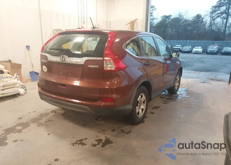 2015 Honda Cr-V Lx из США, поврежденный, VIN 5J6RM4H35FL006895